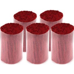 buttinette Fils acrylique pour point noué, bordeaux, 1000 fils