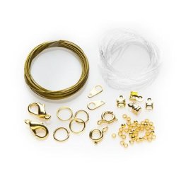 Kit pour colliers/bracelets, doré