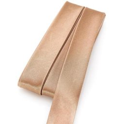buttinette Biais en satin, marron, longueur : 2 cm, longueur : 5 m