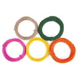 Set de fil métallique enroulé de papier crépon ""printemps