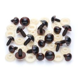 Yeux animaux, 9 + 12 mm, 20 pièces