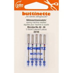 buttinette Aiguilles pour machine à coudre ""microtex