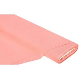 Tissu jersey en coton uni, flamant