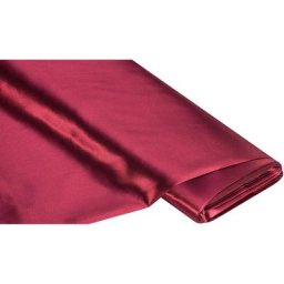 Tissu satin uni ""Gala"", bordeaux
