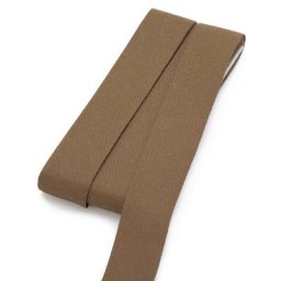 buttinette Ruban de coton, marron, largeur : 2 cm, 5 m