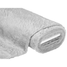 Tissu peluche, gris clair