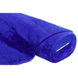 Tissu peluche, bleu roi