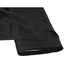 Tissu taffetas uni, noir