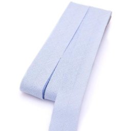 buttinette Biais en coton, bleu clair, largeur : 2 cm, longueur : 5 m