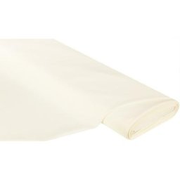 Tissu polyester uni, écru