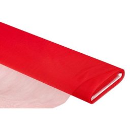 Tissu tulle, rouge