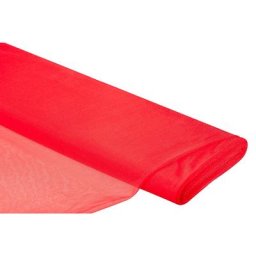 Tissu tulle souple, rouge