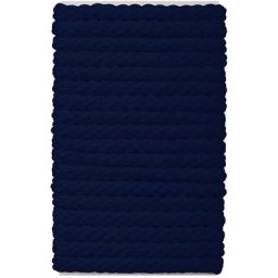 buttinette Cordon pour vêtements, bleu marine, 8 mm Ø, longueur : 5 m