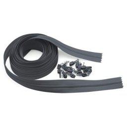 buttinette Fermeture à glissière sans fin, gris, longueur : 4 m
