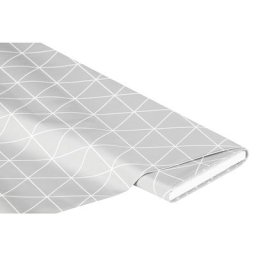 Linge de table épongeable - toile cirée ""triangle"", gris clair