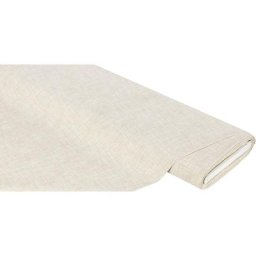 Tissu coton enduit uni ""Meran"", écru