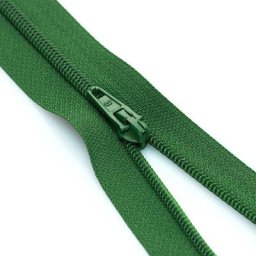 buttinette Fermeture à glissière, vert, non séparable