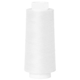 buttinette Fil pour surjeteuse, blanc, grosseur : 120, bobine de 2500 m