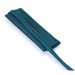 buttinette Passepoil en jersey, bleu pétrole, 3 mm Ø, 3 m