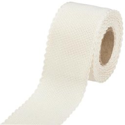 Bande aïda à broder, écru, 5 cm, 5 m