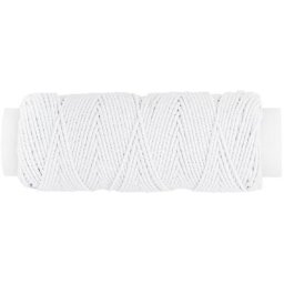 Fil élastique, blanc, 1 mm, 25 m