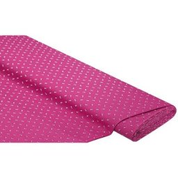 Tissu coton ""millefleurs"", fuchsia