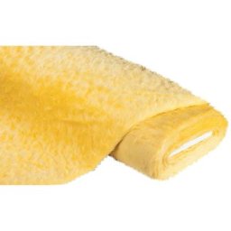 Tissu peluche, jaune