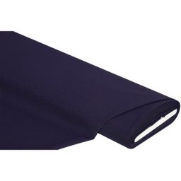 Tissu polyester uni, bleu marine