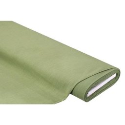 Tissu lin ""naturel"", vert olive