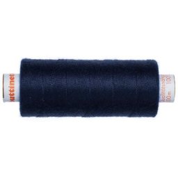 buttinette Fil à coudre universel, bleu marine, grosseur : 100, bobine de 500 m