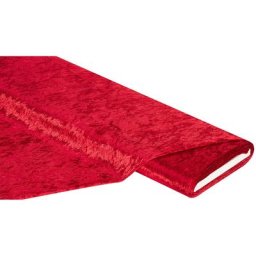 Panne de velours, rouge