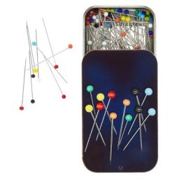 Kleiber Epingles à tête de verre, 38 mm, 15 g = env. 116 pièces