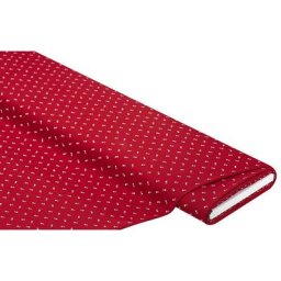 Tissu coton ""millefleurs"", rouge