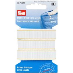 Prym Ruban élastique extra souple, largeur : 15 mm, longueur : 2 m