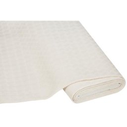 Tissu sous-nappe anti-dérapant ""motif gaufré"", écru