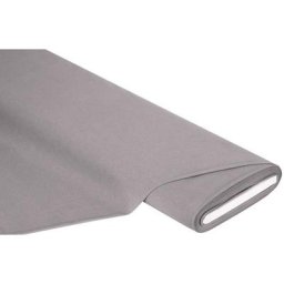Tissu jersey en coton uni, gris souris