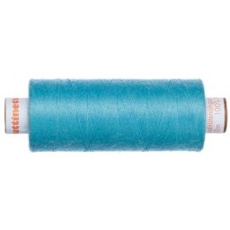 buttinette Fil à coudre universel, turquoise clair, grosseur : 100, bobine de 500 m