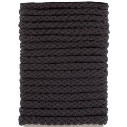 buttinette Cordon pour vêtements, gris foncé, 8 mm Ø, longueur : 5 m