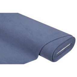 Tissu pour manteaux ""Soft"", bleu jeans