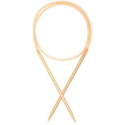 buttinette Aiguilles circulaires ""bambou"", 60 cm