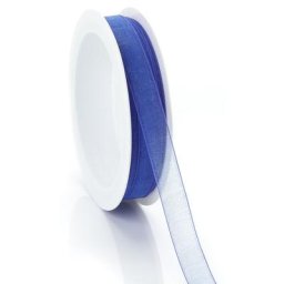 Ruban organza, bleu roi, 10 mm, 10 m