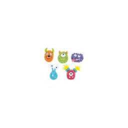 Boutons pour enfants ""monstres"", dim. : 22 - 24 mm, 5 pcs
