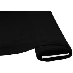 Tissu jersey en coton « basic », noir