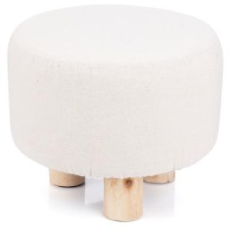 Repose-pieds en bois, 26 cm Ø