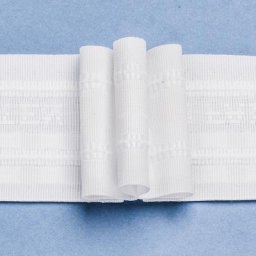 buttinette Ruban fronceur à 3 plis, largeur : 5,0 cm, longueur : 10 m, consommation tissu : 2,5:1