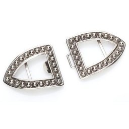 buttinette Boucle en métal ""classique"", argent, 75 x 30 mm