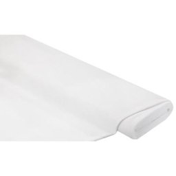 Tissu velours nicky ""Supersoft"", blanc
