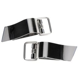 buttinette Fermoirs à clip avec anneau, dim. : 15 x 47 mm, contenu : 2 pièces