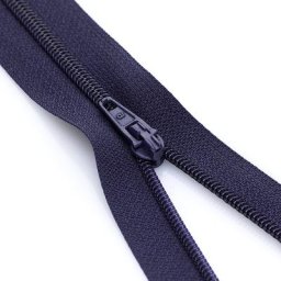 buttinette Fermeture à glissière, bleu marine, non séparable