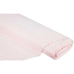 Tissu polaire à noppes ""Minky"", rose